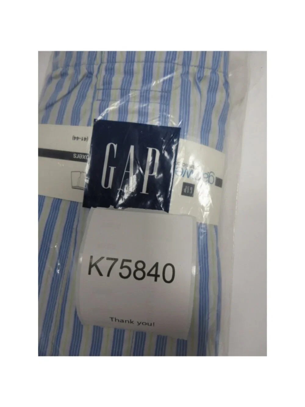 GAP brand size